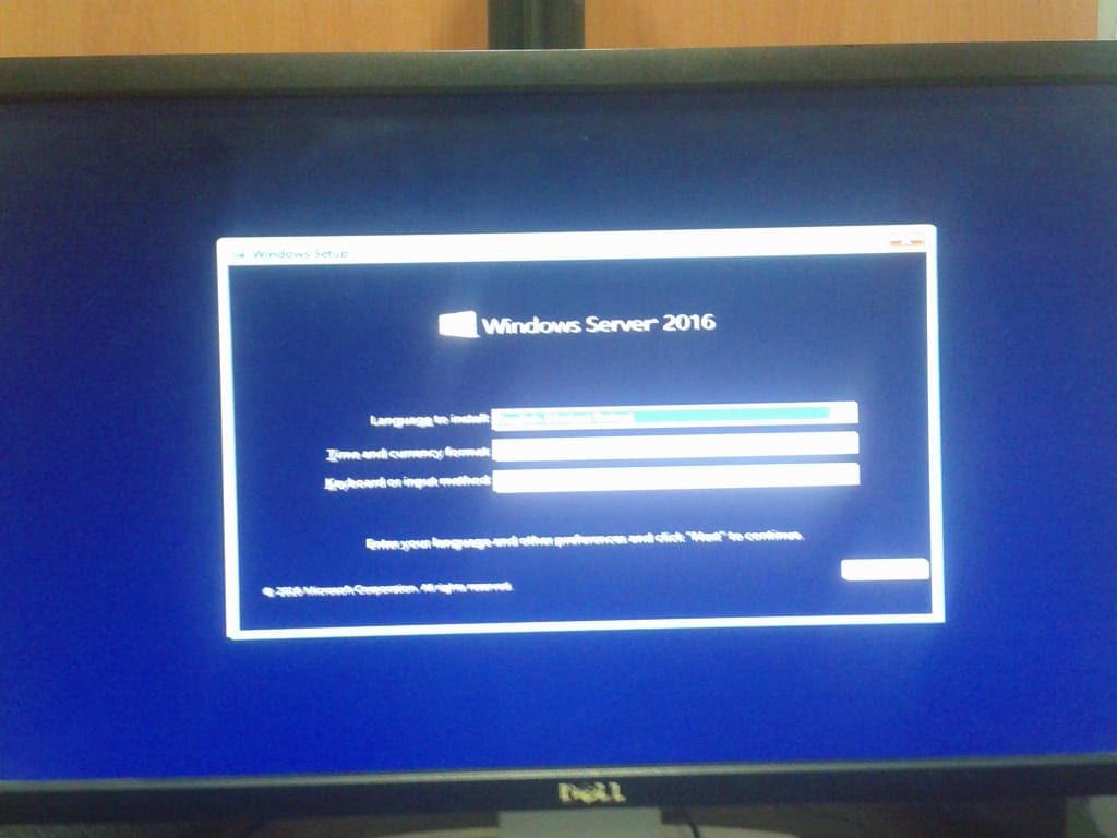 Server 2016 installation at minedutech